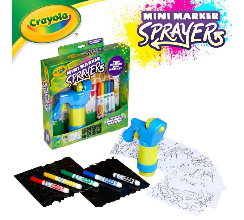 Missie Onbemand afwijzing Mini Marker Sprayer, Marker Airbrush Kit | Crayola.com | Crayola