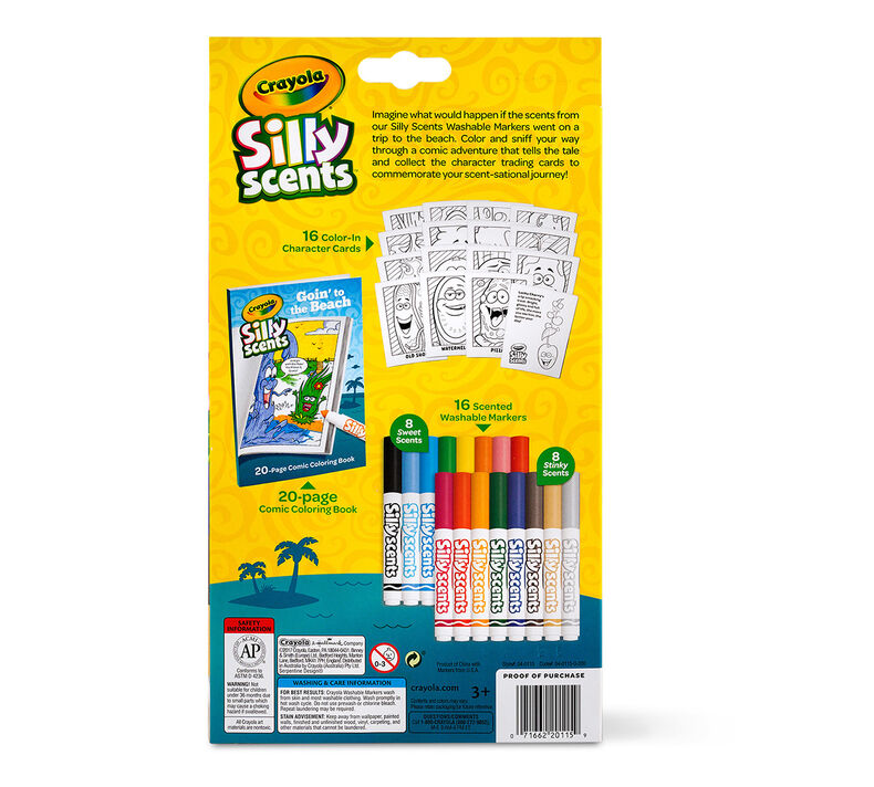 Silly Scents Marker Activity Kit, Goin to the Beach