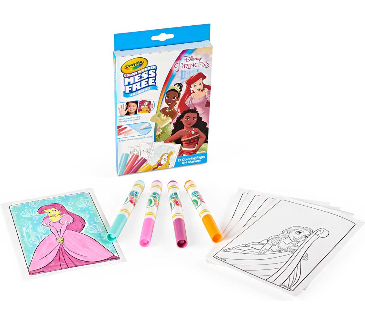 Color Wonder Mess Free Disney Princess Coloring Set | Crayola
