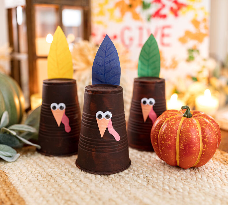 Turkey Bowling Game Craft Kit