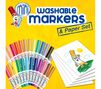 Pip-Squeaks Washable Markers Kit. Washable markers and paper set.