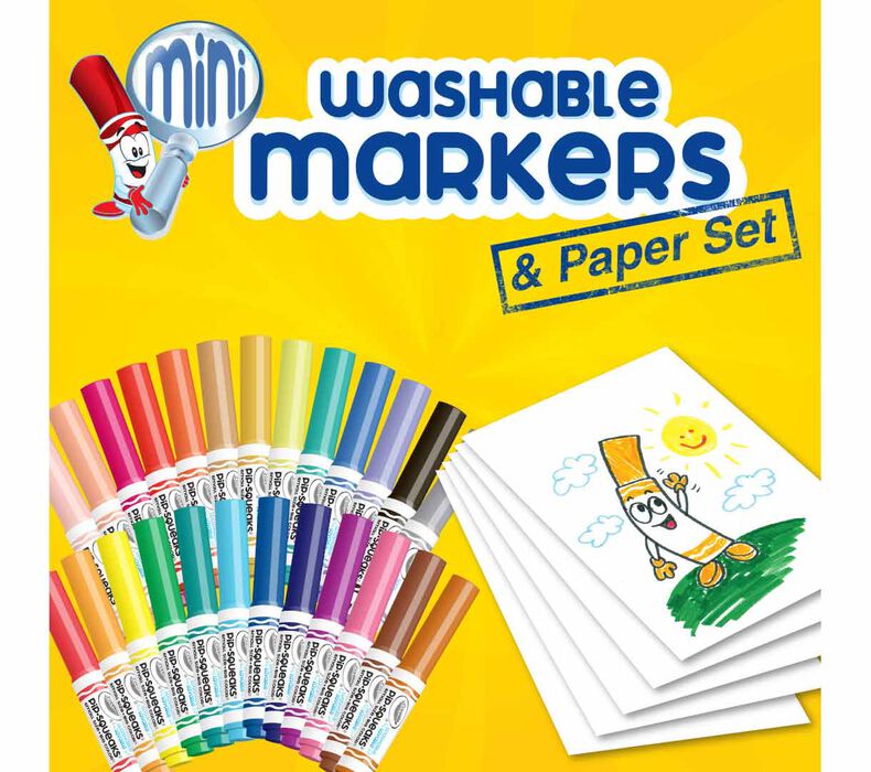 Pip-Squeaks Washable Markers Kit