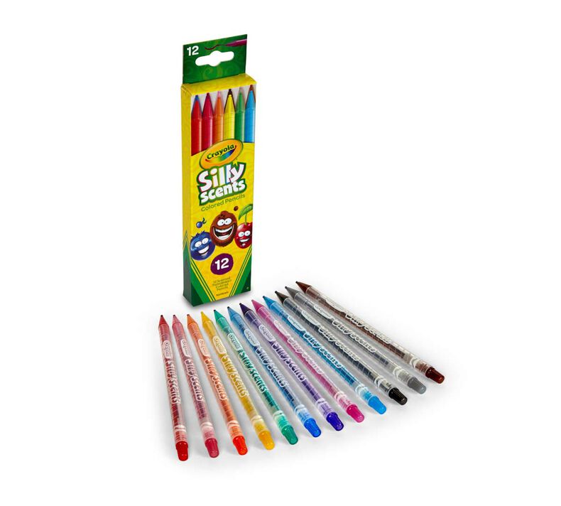 Silly Scents Twistables Colored Pencils, Sweet Scents, 12 Count