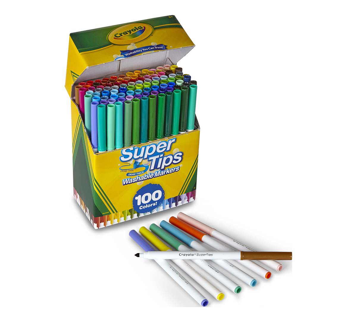 Crayola Supertips Pencils Twistables Paint Crayons Chalk and more! Markers 