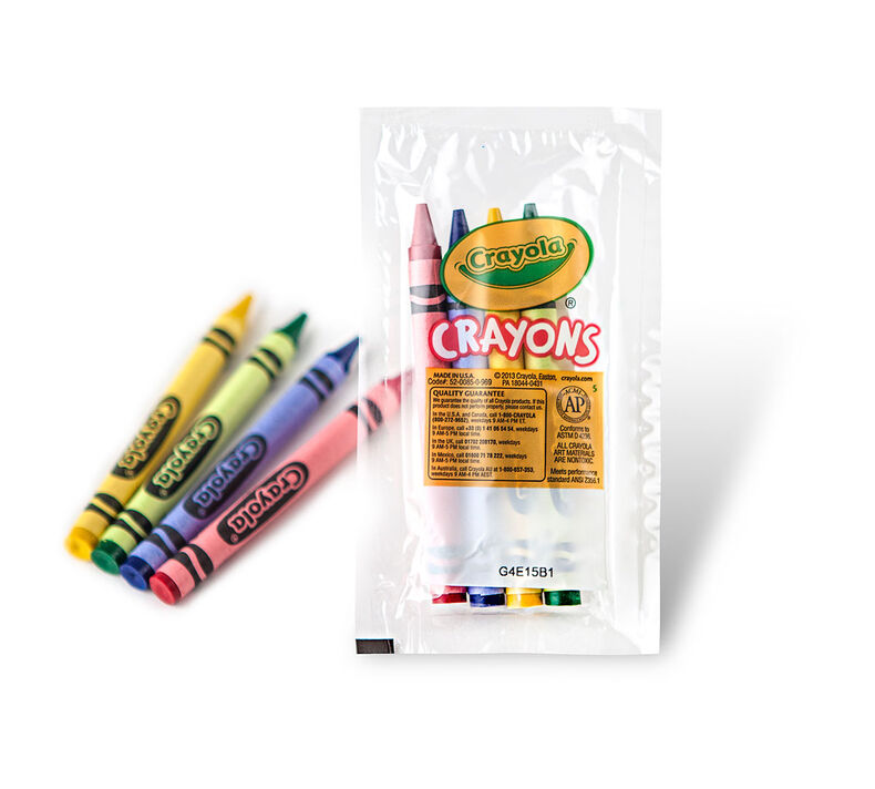 Custom 3 Pack Cello Wrapped Crayons - Crayons