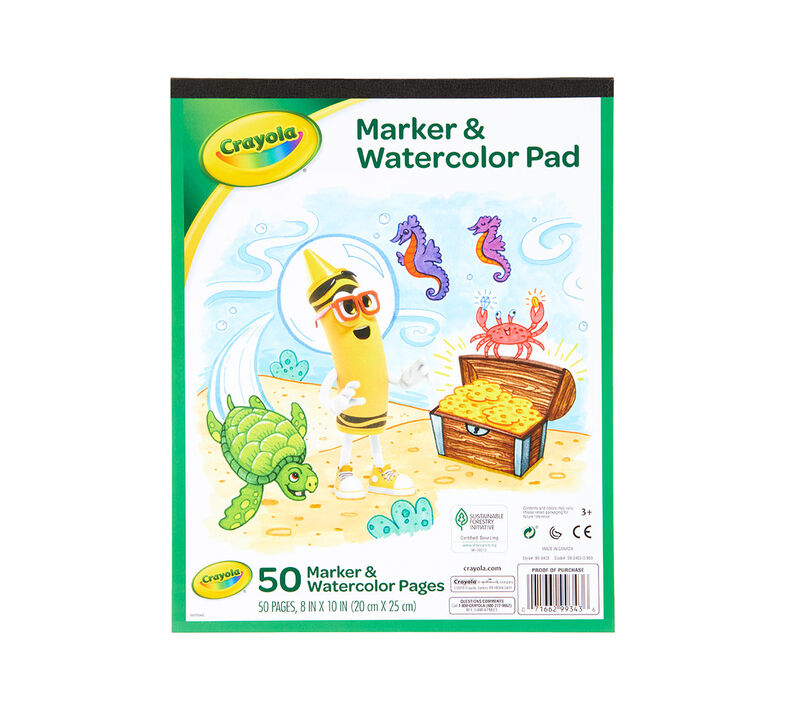 Crayola marker and watercolour paper – Dilly Dally Kids