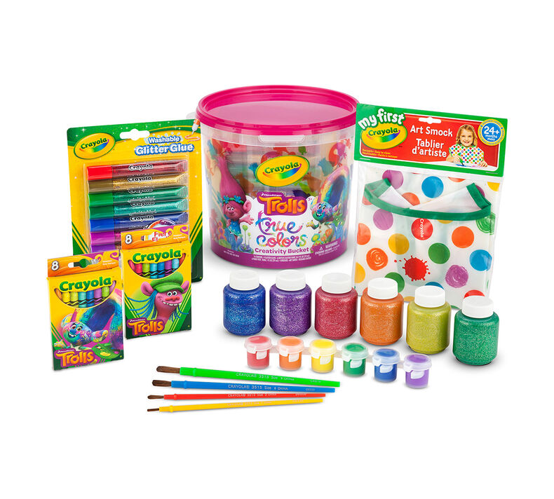 Trolls True Colors Creativity Bucket