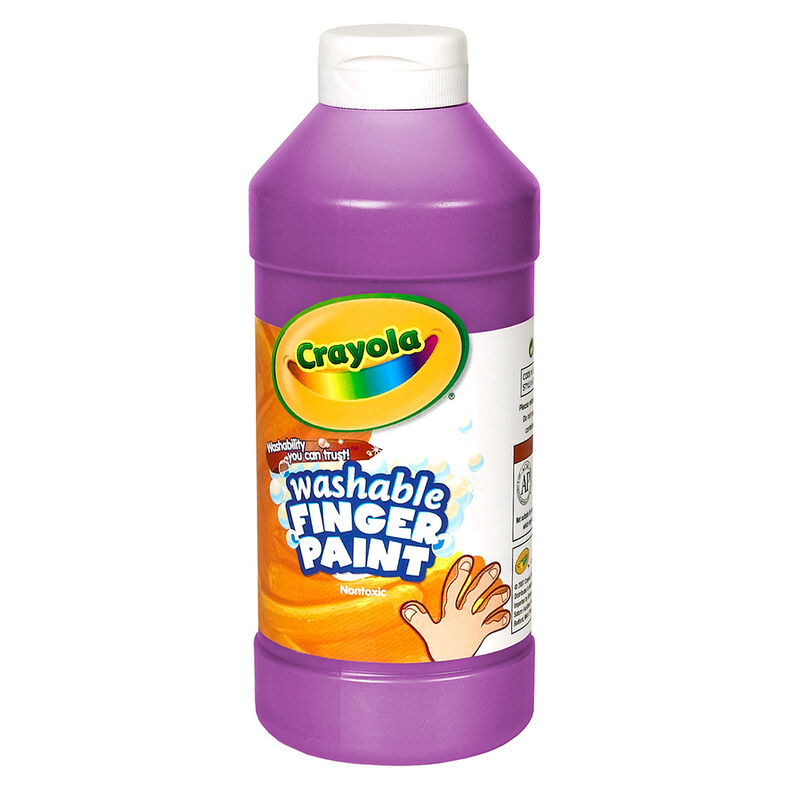 Washable Fingerpaint, Violet, 16 oz Bottle Washable Fingerpaint, Violet, 16 oz Bottle