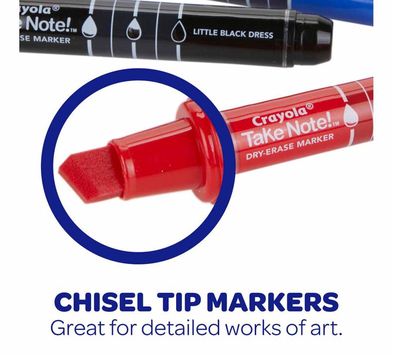 Crayola Take Note Dry-Erase Markers