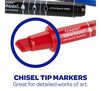 Take Note Dry Erase Markers. Chisel tip markers. Great for detailed works of art.