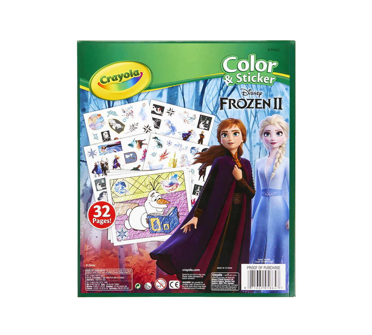 Disney Frozen 2 Colouring Sticker Set 000 for sale online 
