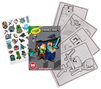Crayola Minecraft Coloring Book, 96 pages, book and contents.