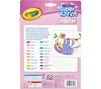Washable Super Tips, Pastel Markers, 20 count, back view