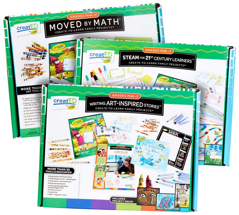 3-in-1 creatED Create-to-Learn Activity Kits, Grades PreK-2