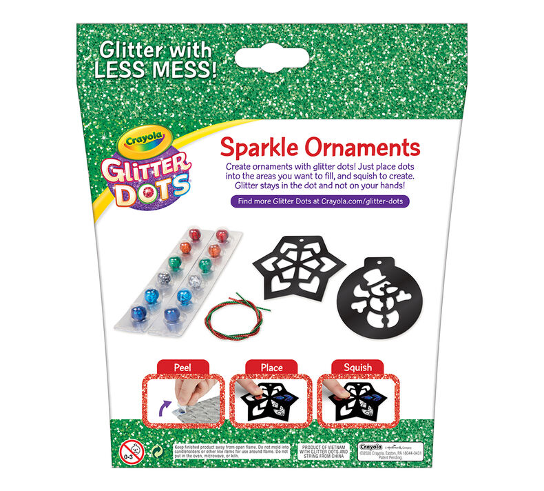 Glitter Dots Ornament Craft Kit