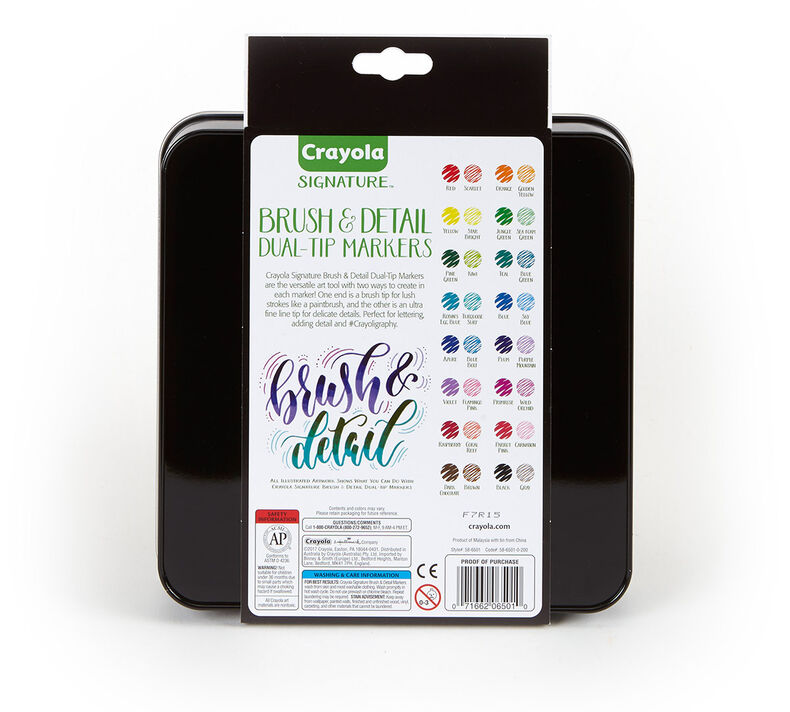 Signature Color & Detail Markers, 50 Count, Crayola.com