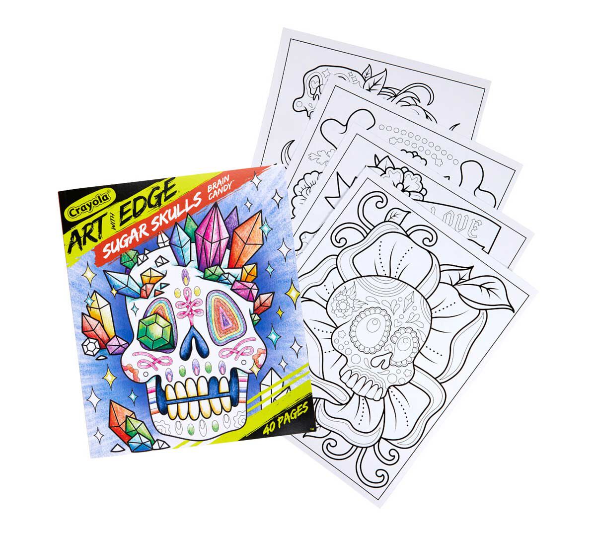 Sugar Skulls Coloring Book for Adults, Volume 3 | Crayola.com | Crayola