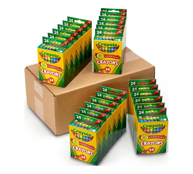 24 Box Classpack of 24 Count Crayons