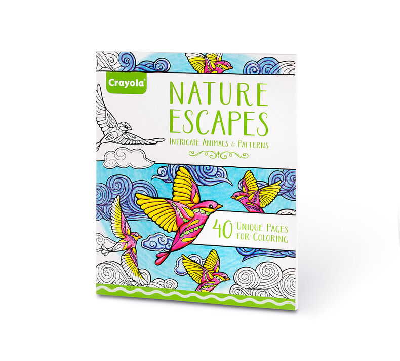 Nature Escapes Coloring Books