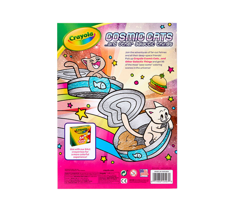 Cosmic Cats Coloring Book