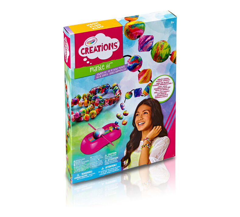 Crayola Creations Marbling It! Jewelry Kit