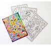 Uni-Creatures and Cosmic Cats Coloring Bundle.  Three coloring pages and sticker sheet