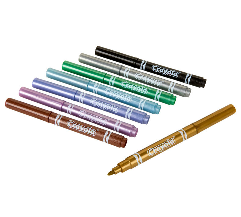 Crayola Metallic Markers Assorted 8/Set 588628