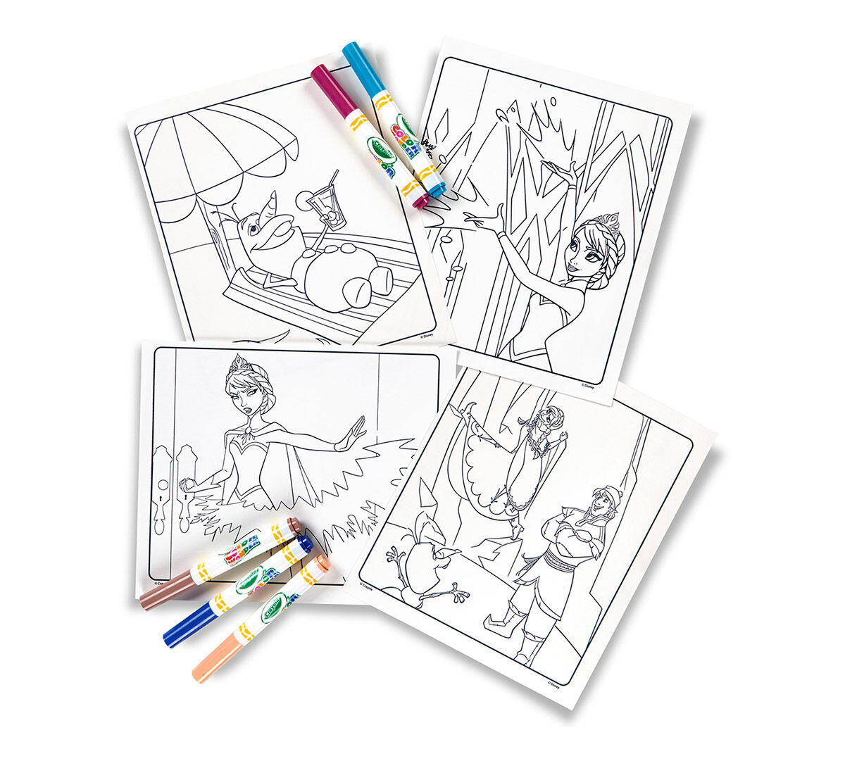 Color Wonder Mess Free Coloring Pad & Markers, Frozen Crayola