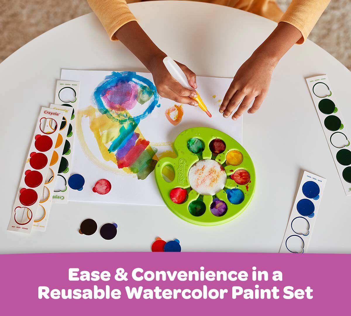 Washable Pop & Paint Watercolor Paint Set, Crayola.com