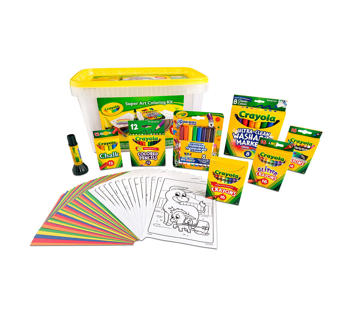 Coloring Art Kit Super Art Coloring Kit Over 100 Art Supplies Crayola