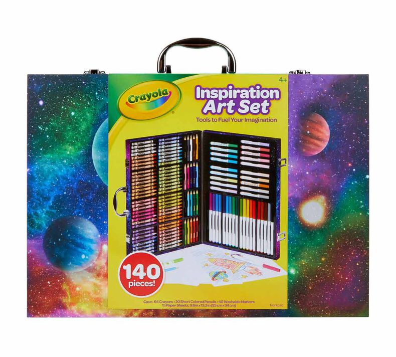 Crayola Inspiration Art Case Coloring Set - Rainbow (140ct), Art