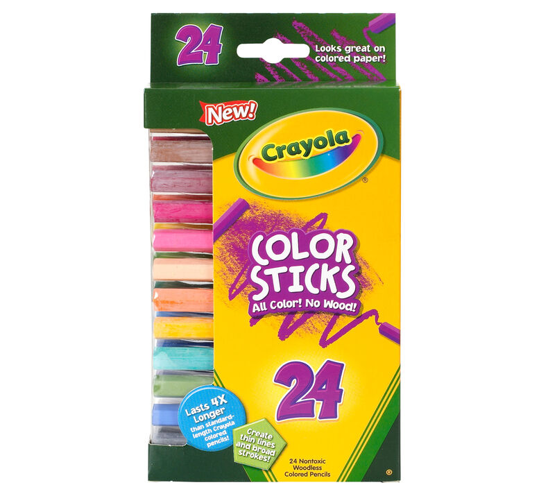 Color Sticks Colored Pencils, 24 Count