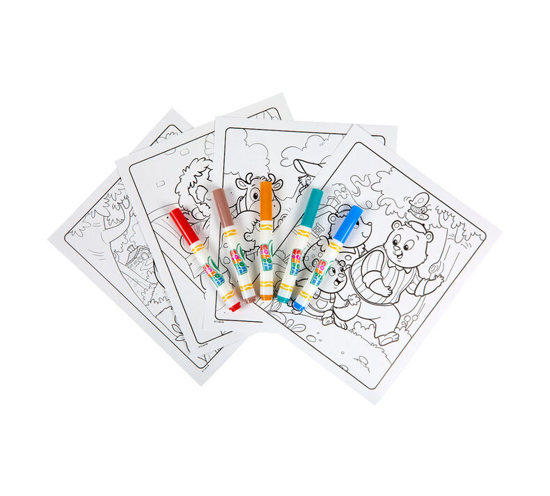 Color Wonder Mess Free Fairytales Coloring Pages & Markers