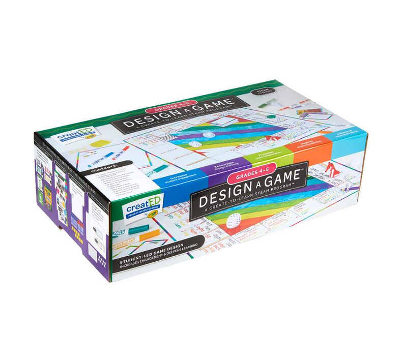 creatED® STEAM Design-a-Game for Classrooms for Grades 4-5