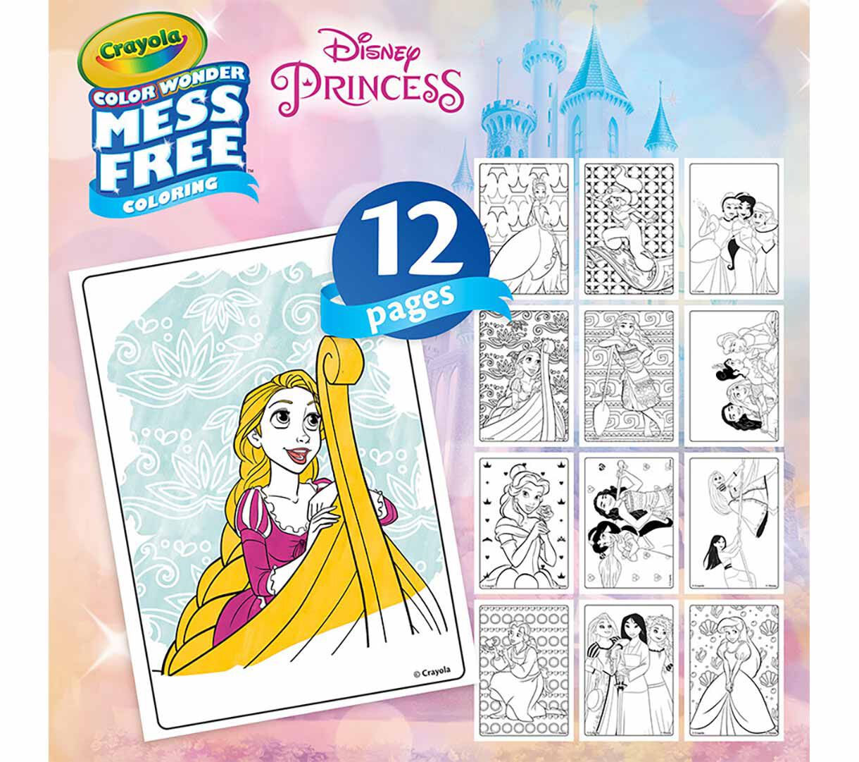 Color Wonder Mess Free Disney Princess Coloring Set | Crayola