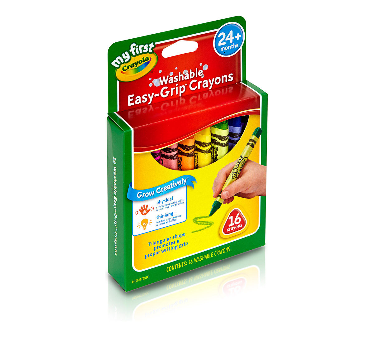 My First Crayola Washable Triangular Crayons 16ct. Crayola
