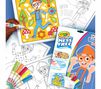 Color Wonder Mess Free Blippi Coloring Pages and Markers.Various coloring pages, front cover, and hand coloring in one page.