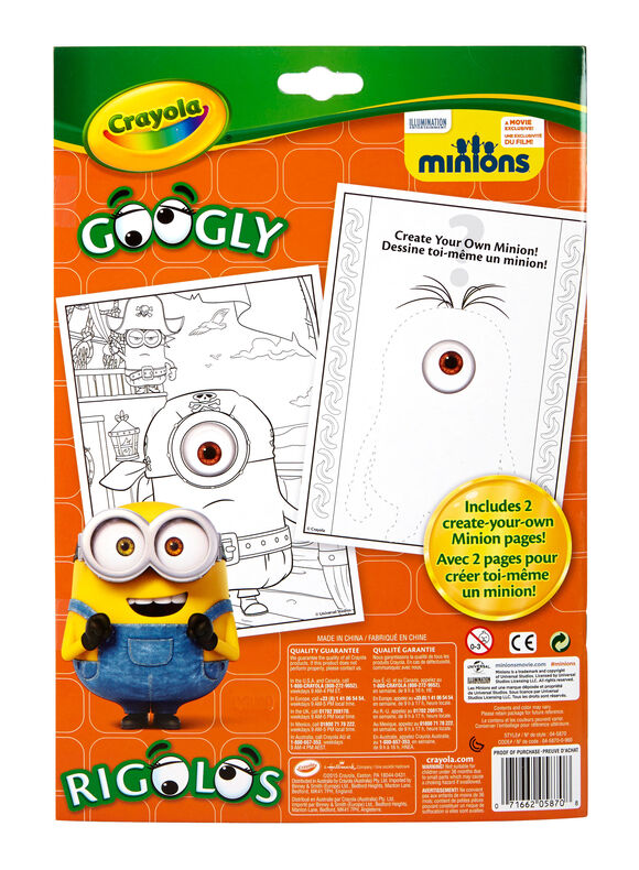 Minions Googly Eye Coloring Book | Crayola