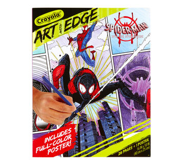 Crayola Batman Coloring Book Pages, 28 Pages, 1 Poster, Gift for Teens