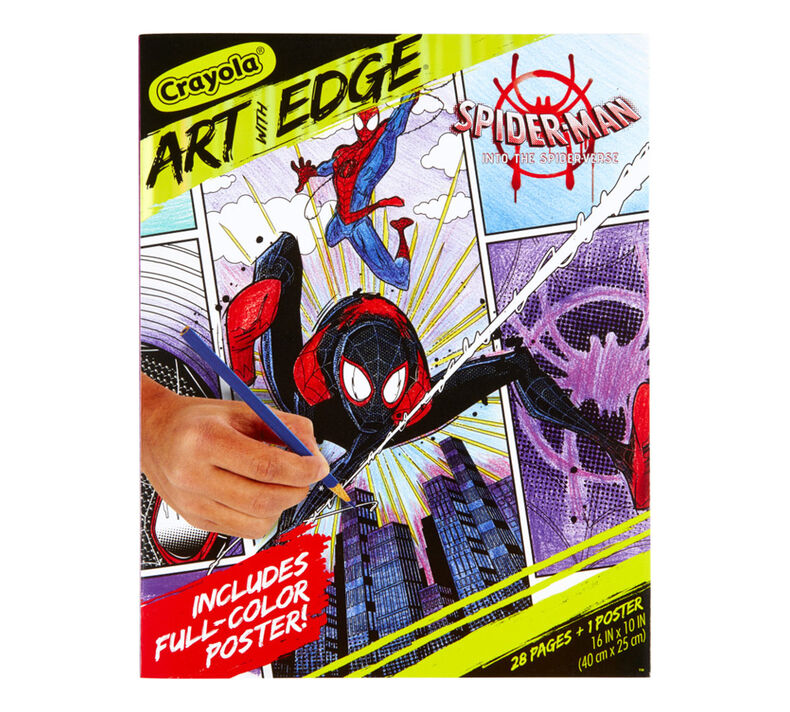 Art with Edge Spider-Verse Coloring Book