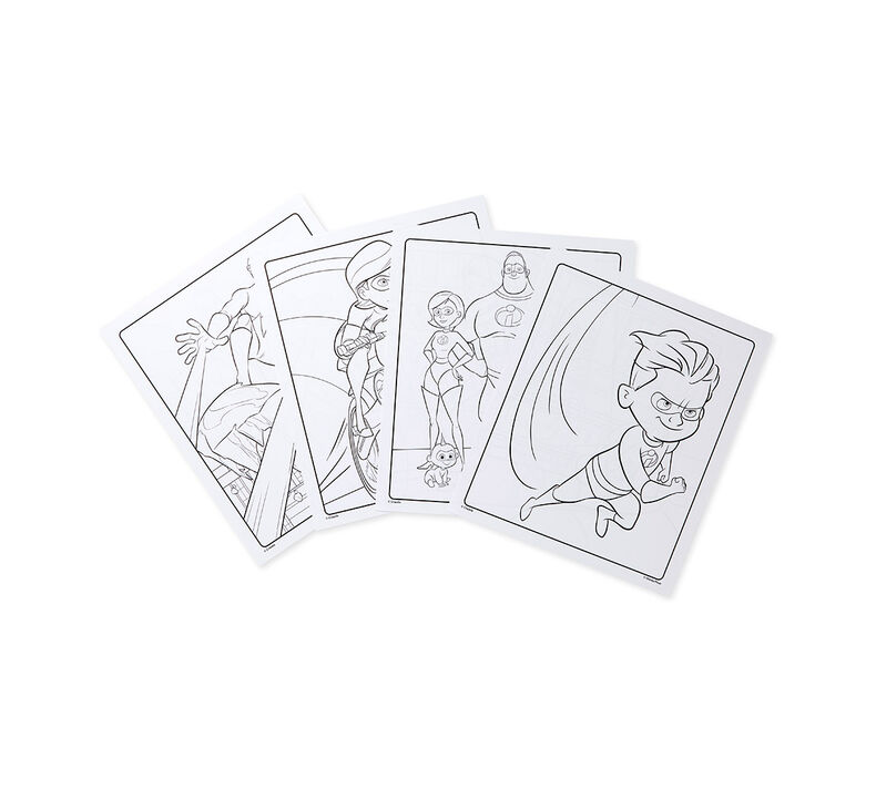 Color & Sticker Book, Incredibles 2