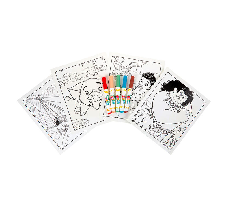 Color Wonder Mess Free Moana Coloring Pages | Crayola.com ...