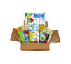 Young  Kids Art Supplies shipping box filled with included art supplies.