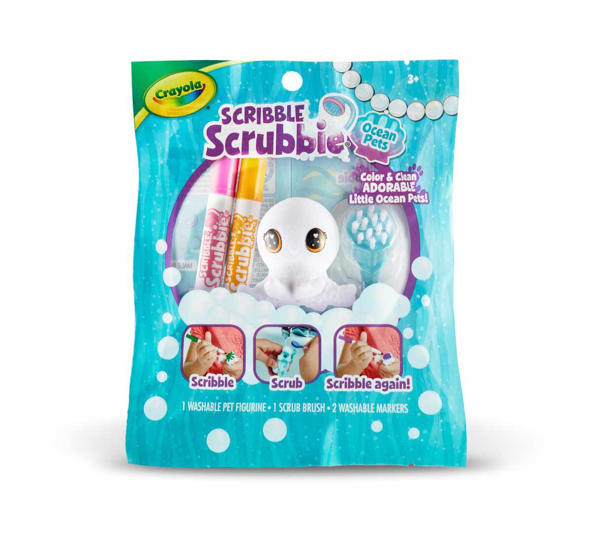 Scribble Scrubbie Ocean Animal 1 count Crayola Crayola