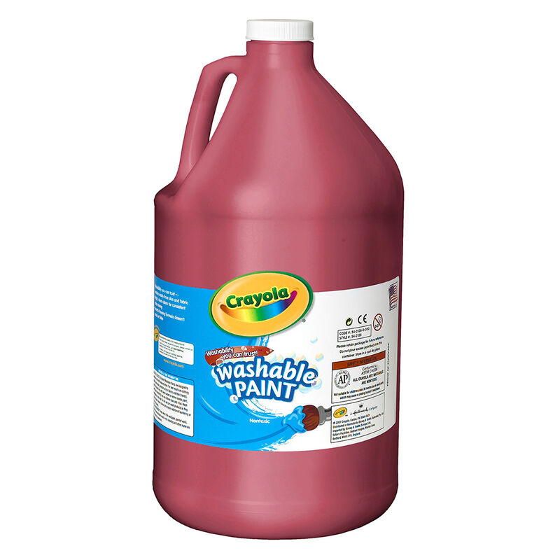 Washable Paint 128-oz. Red