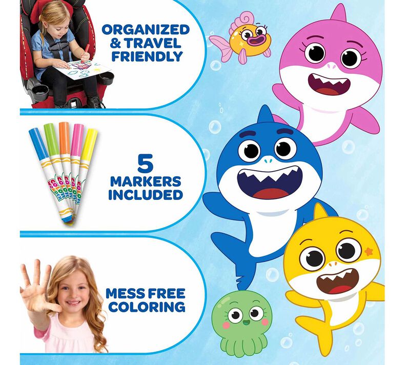 Crayola Color Wonder Baby Shark Coloring Pages & Markers