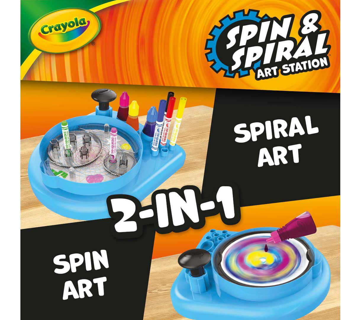Crayola Spin & Spiral Tie Dye Art Kit for Kids | Crayola