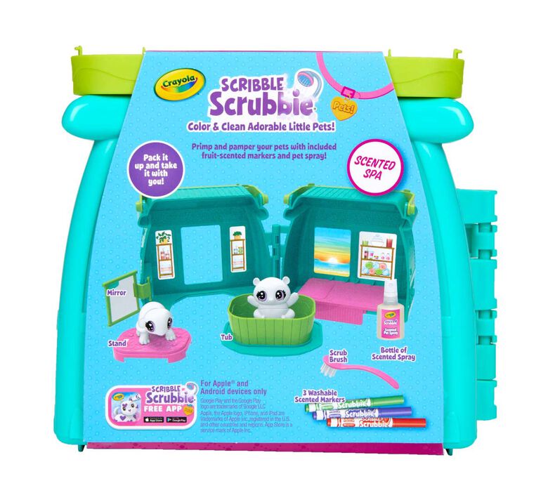 Crayola 9ct Scribble Scrubbie Salon Kit