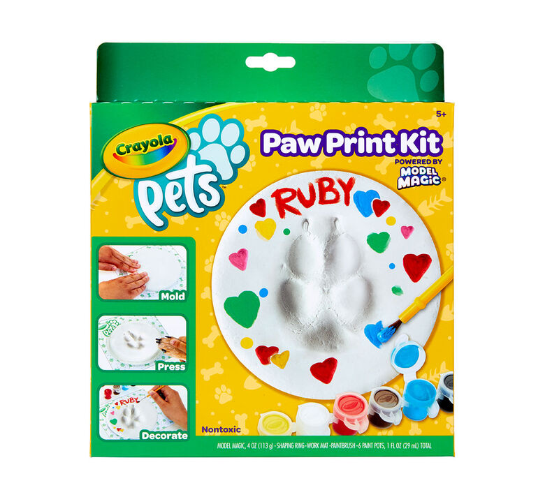 Crayola Pets Paw Print Keepsake Kit, Circle