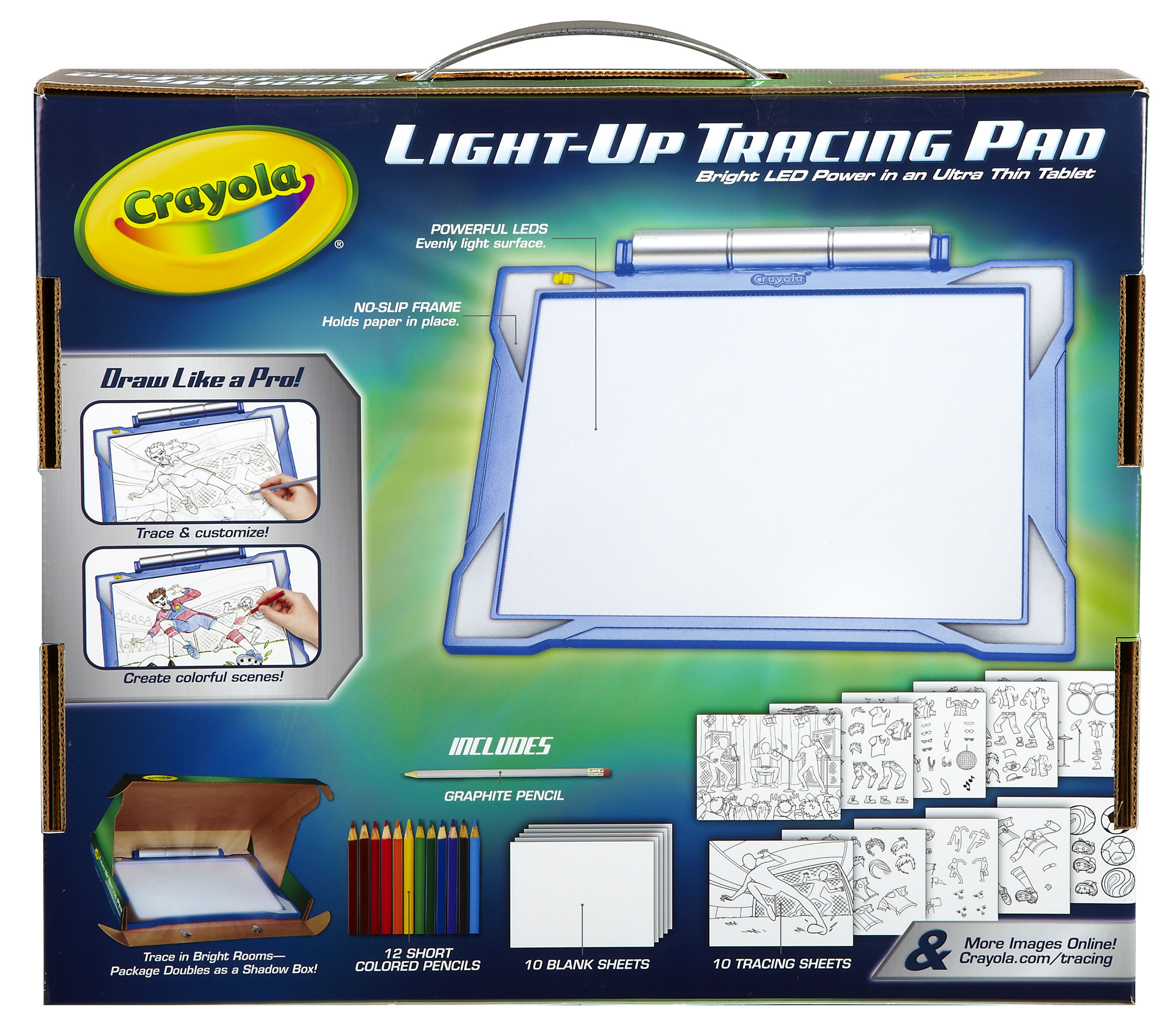 crayola light up tracing pad blue